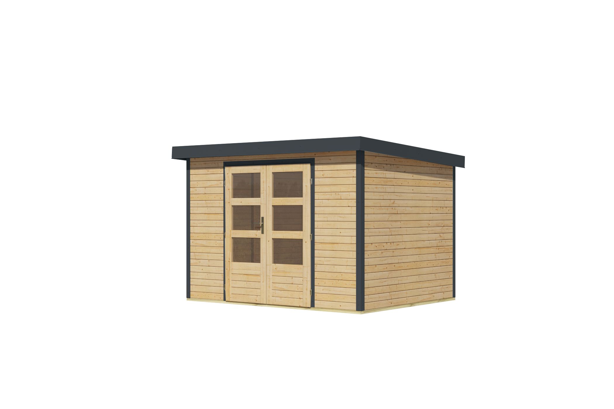 Gartenhaus Holz & Metall Jupiter 4
