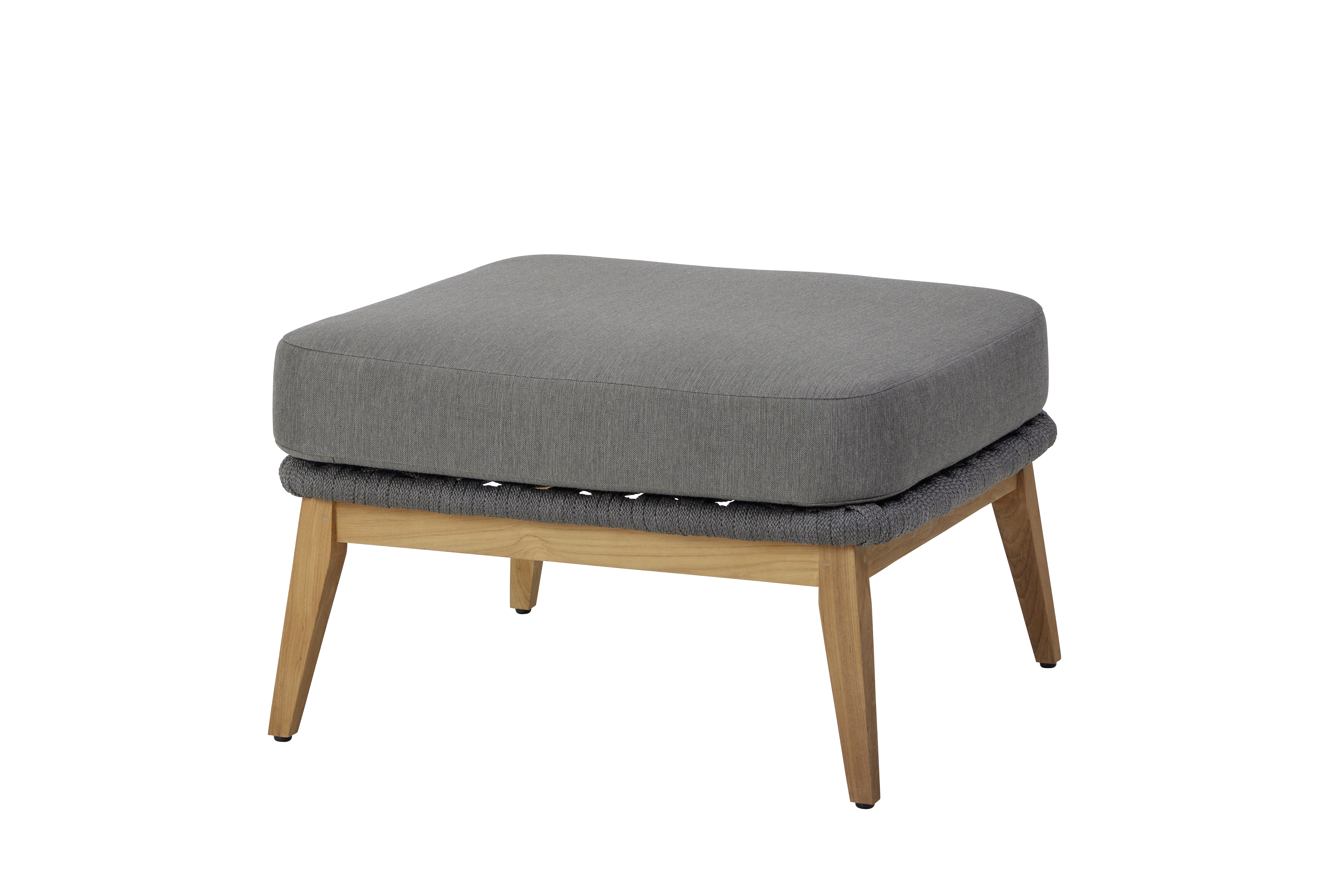 Diamond Garden Modullounge Milos Dark Grey Ottomane  - TEAK