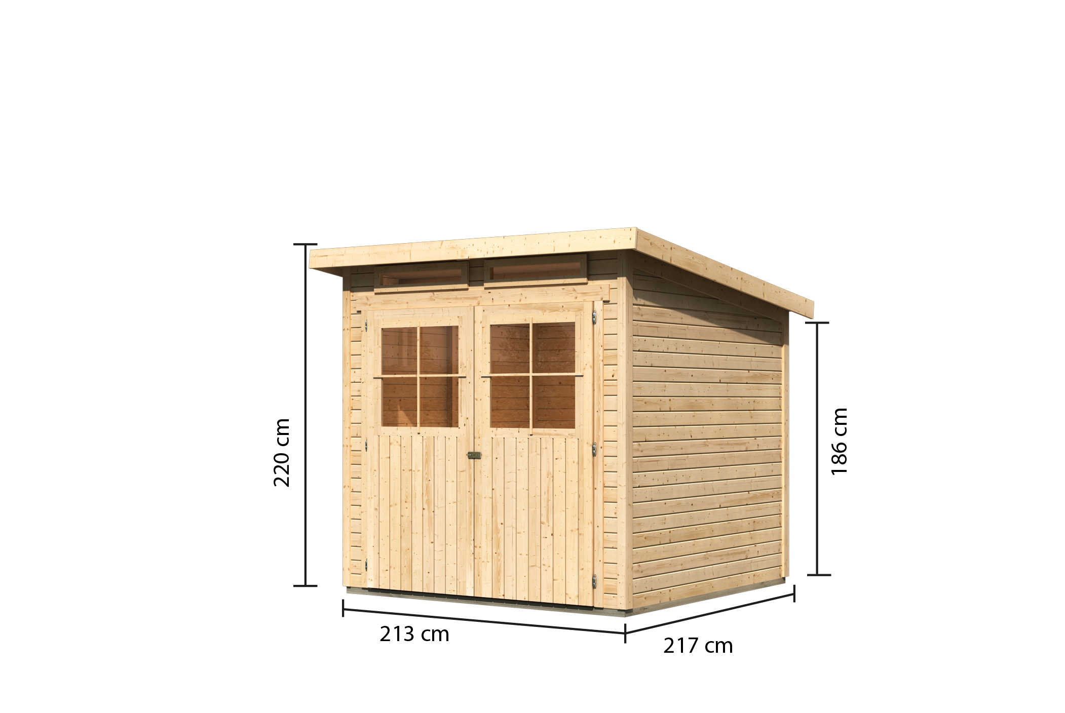Karibu Gartenhaus System