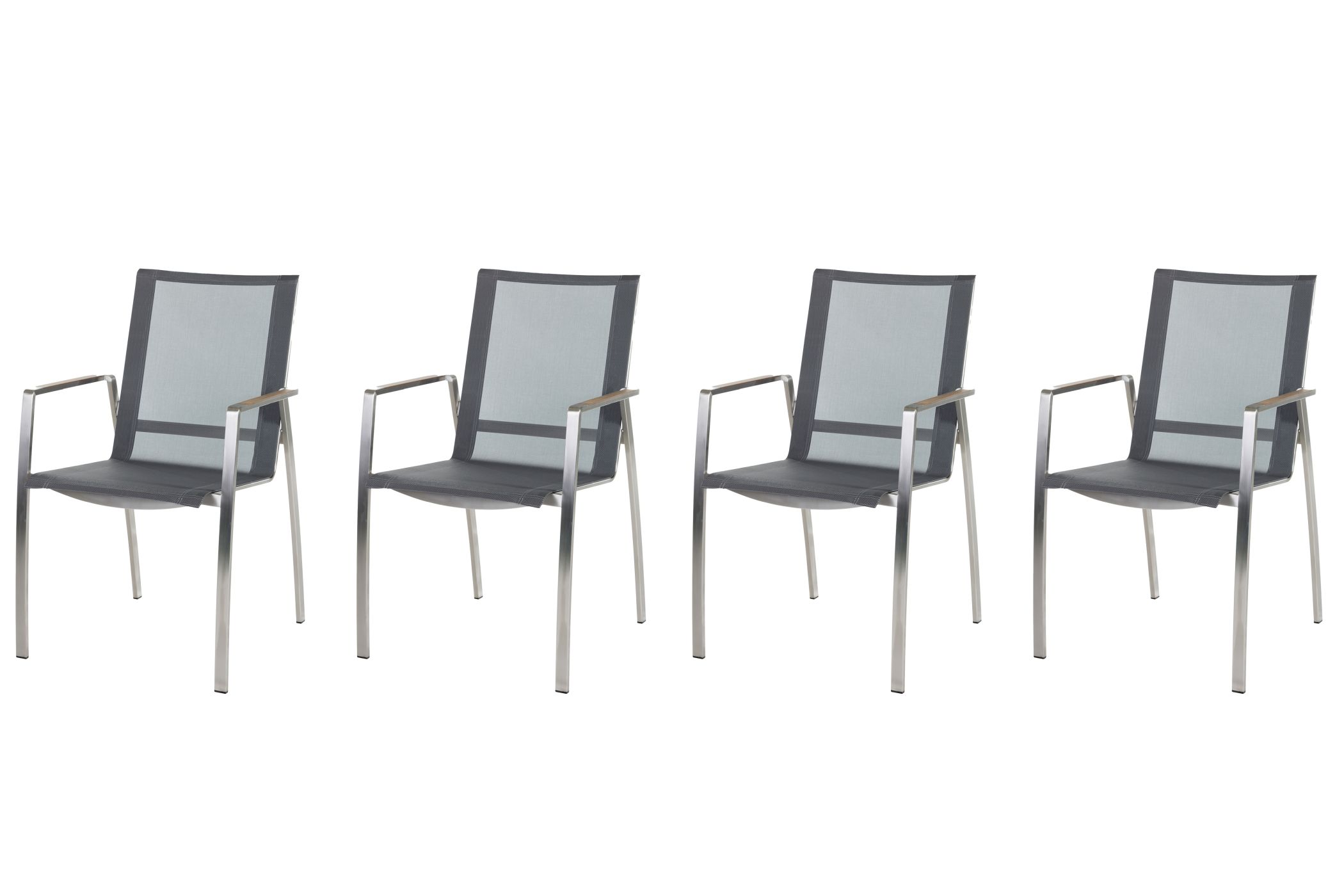 Diamond Garden Stuhl Venedig Stapelstuhl / 4er Set