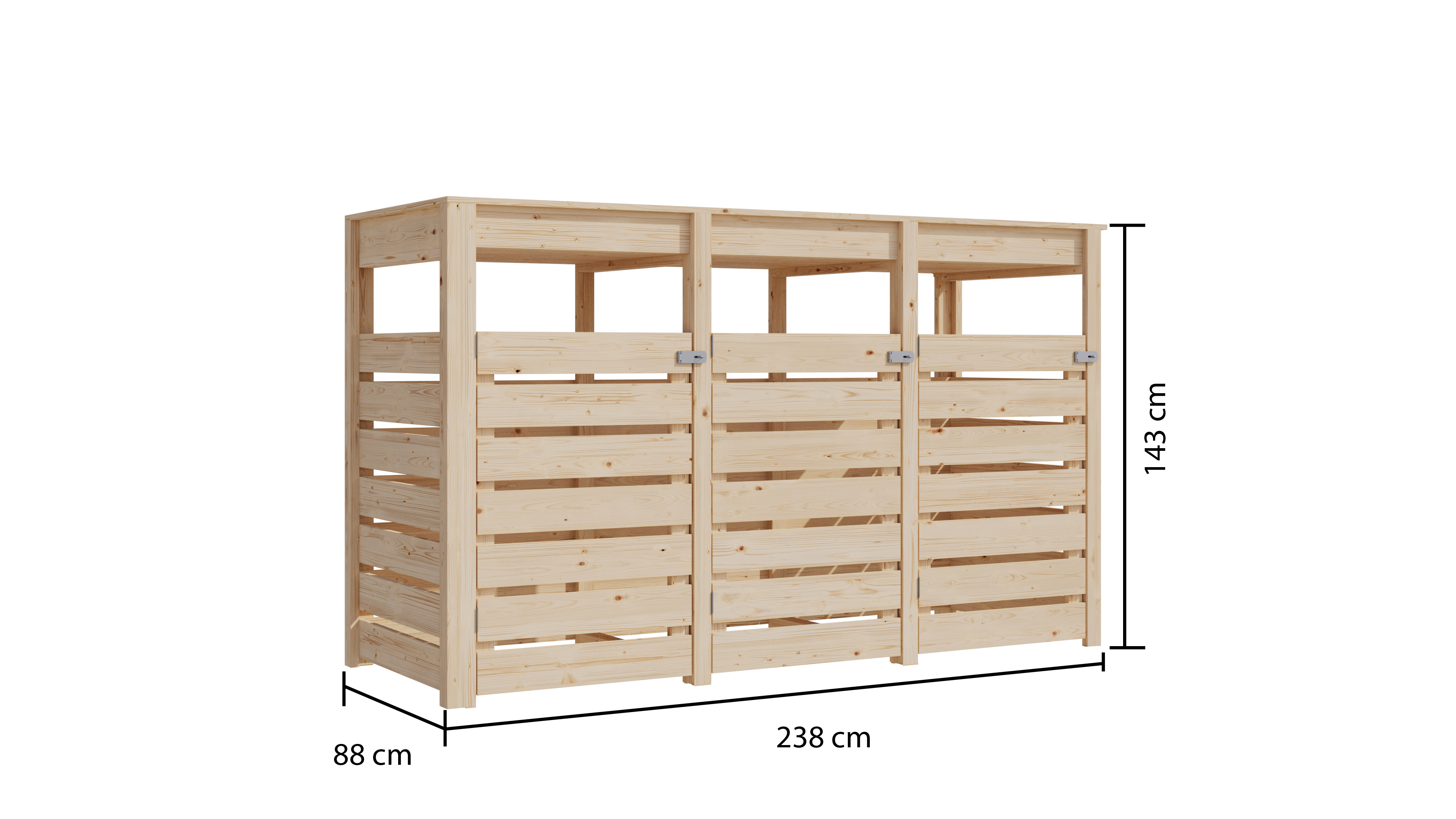 Mülltonnenbox 2