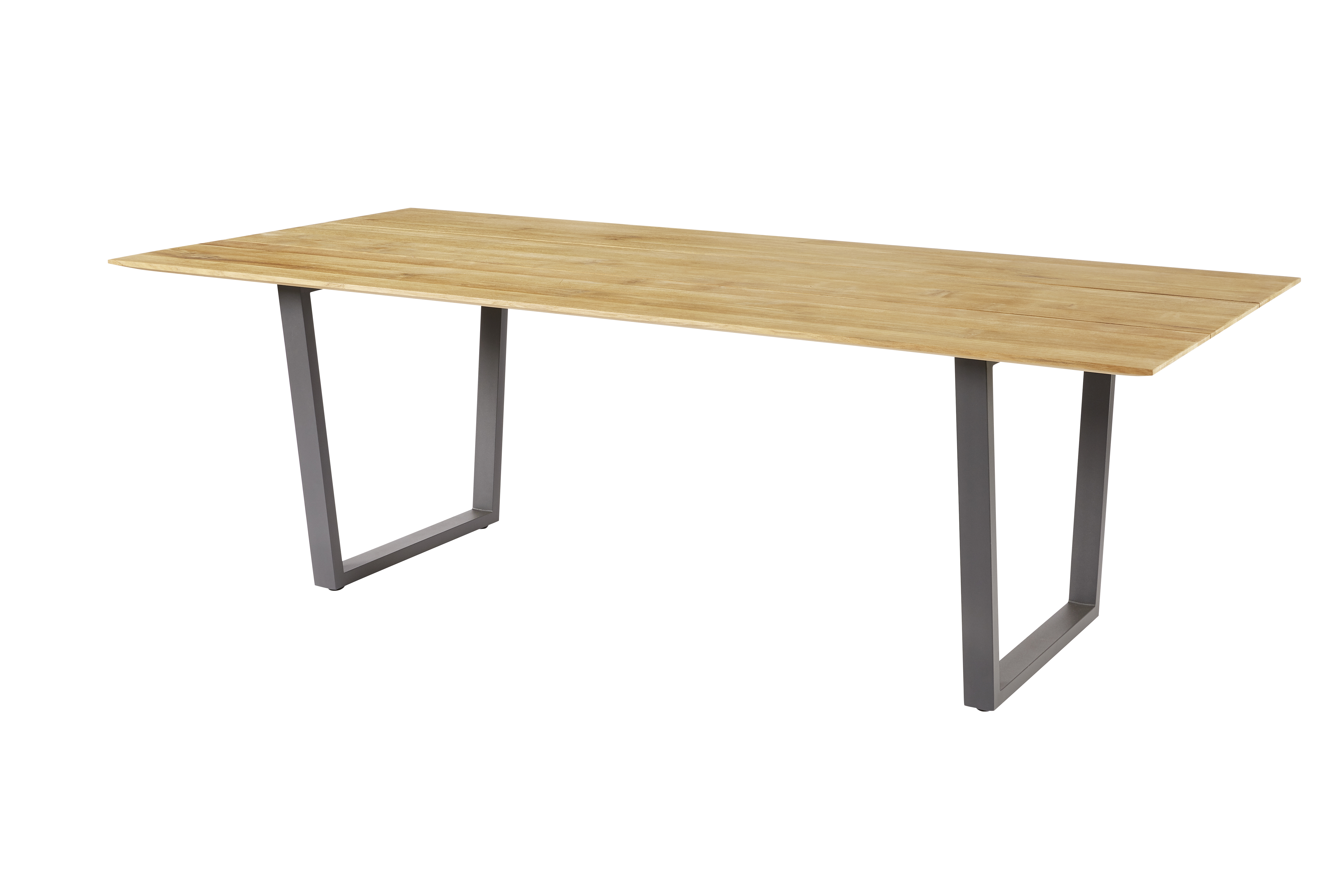 Diamond Garden Tisch Oxford Kufentisch 220x100 cm Edelstahl Dunkelgrau