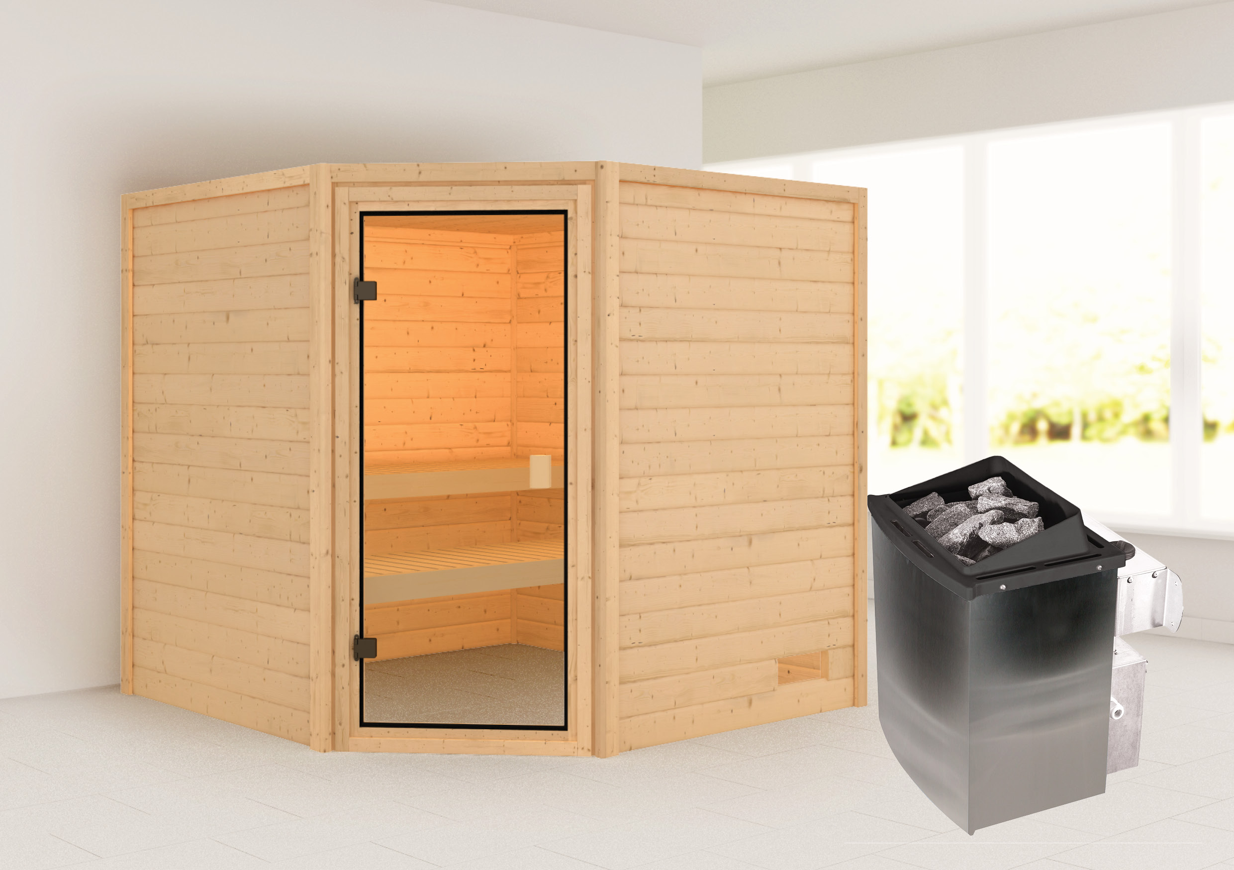 Sauna Valida 4 Eckeinstieg