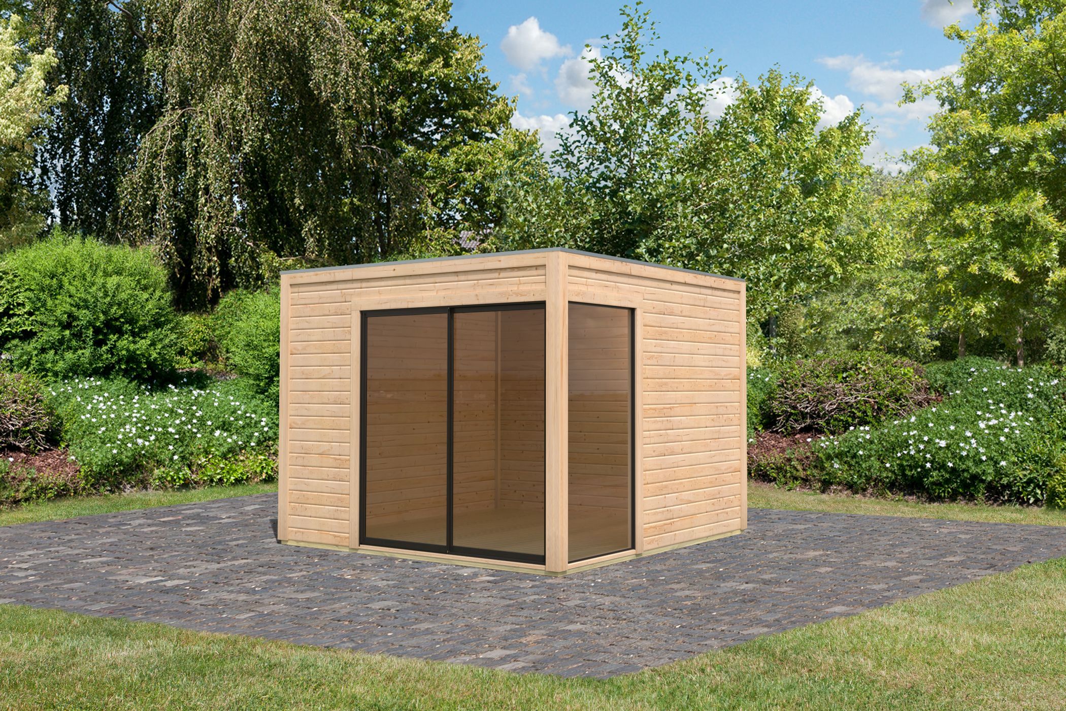 Innenarchitektur, Gras, Unterschlupf, Holz, Hinterhof