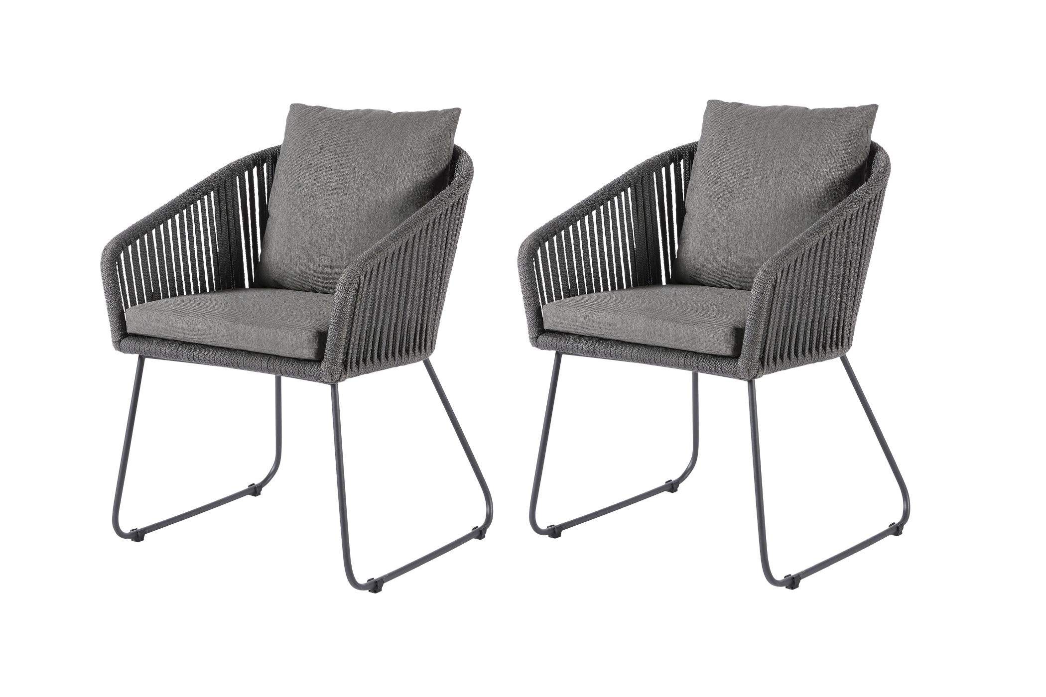 Diamond Garden Stuhl Kos Edelstahl / 2er Set