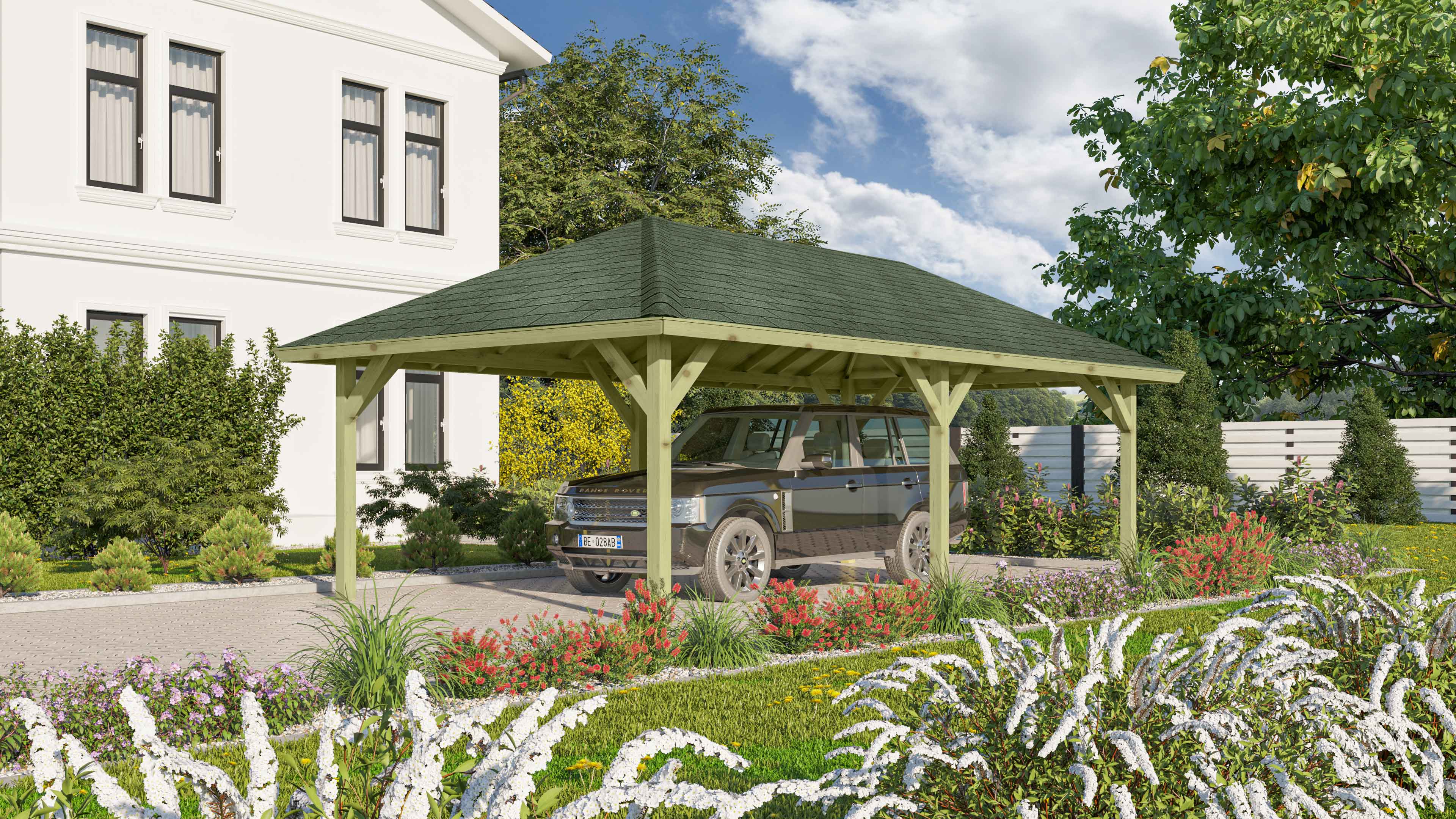 Pavillon Carport Elegance 3