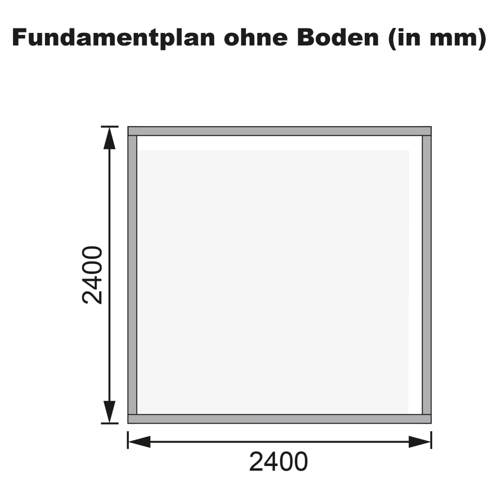 Gartenhaus Qubic 1