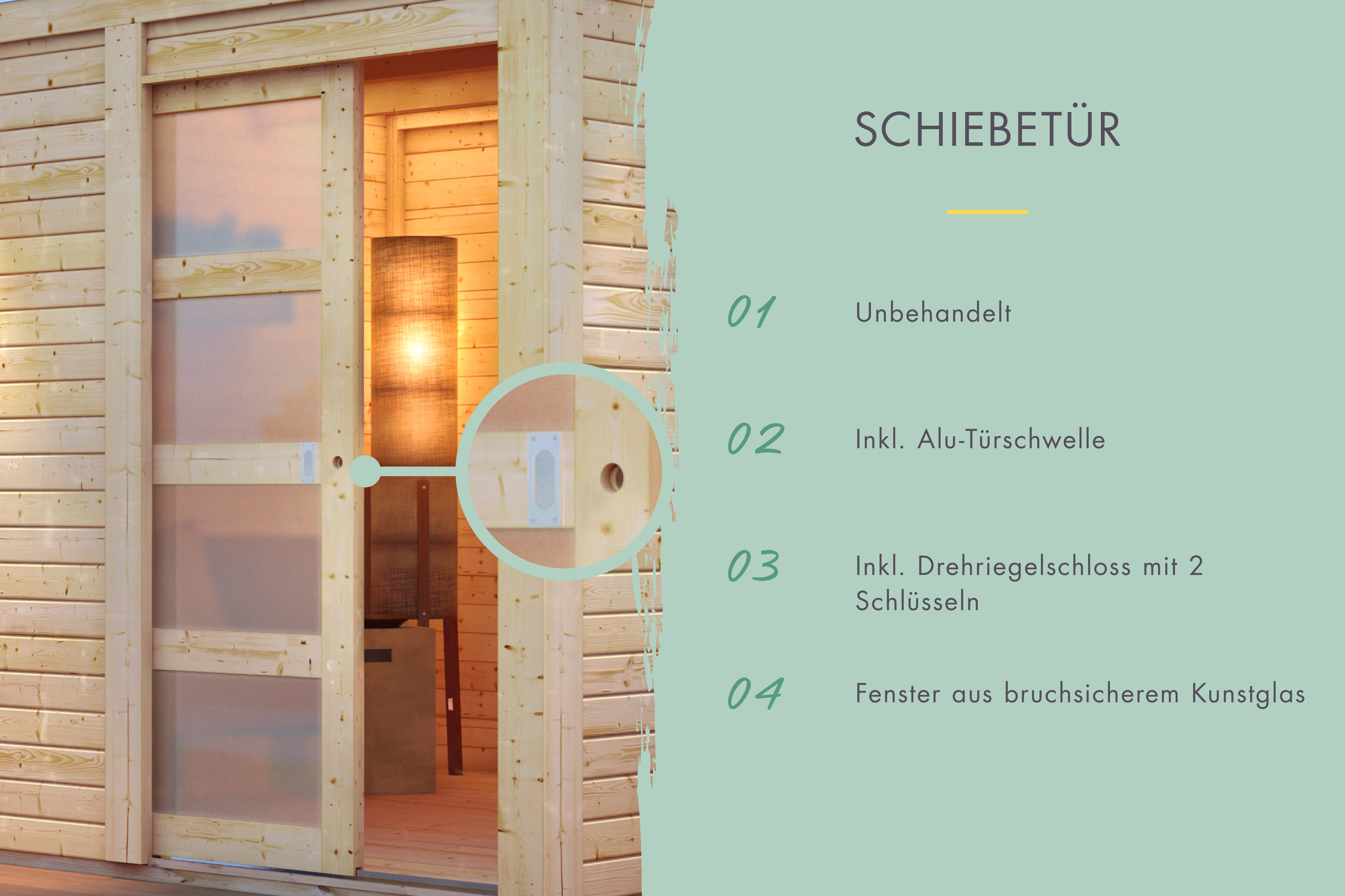 Gartenhaus Qubic 1