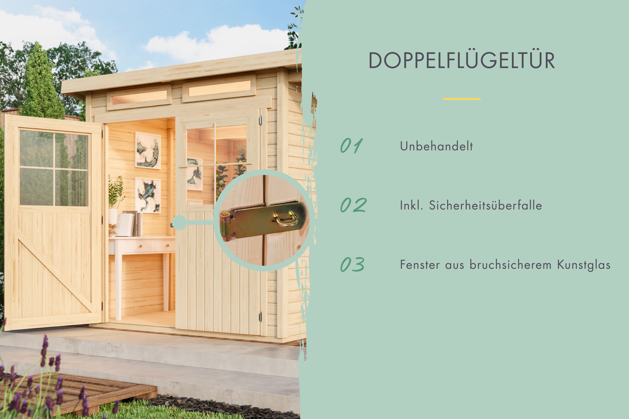 Gartenhaus Glücksburg 3